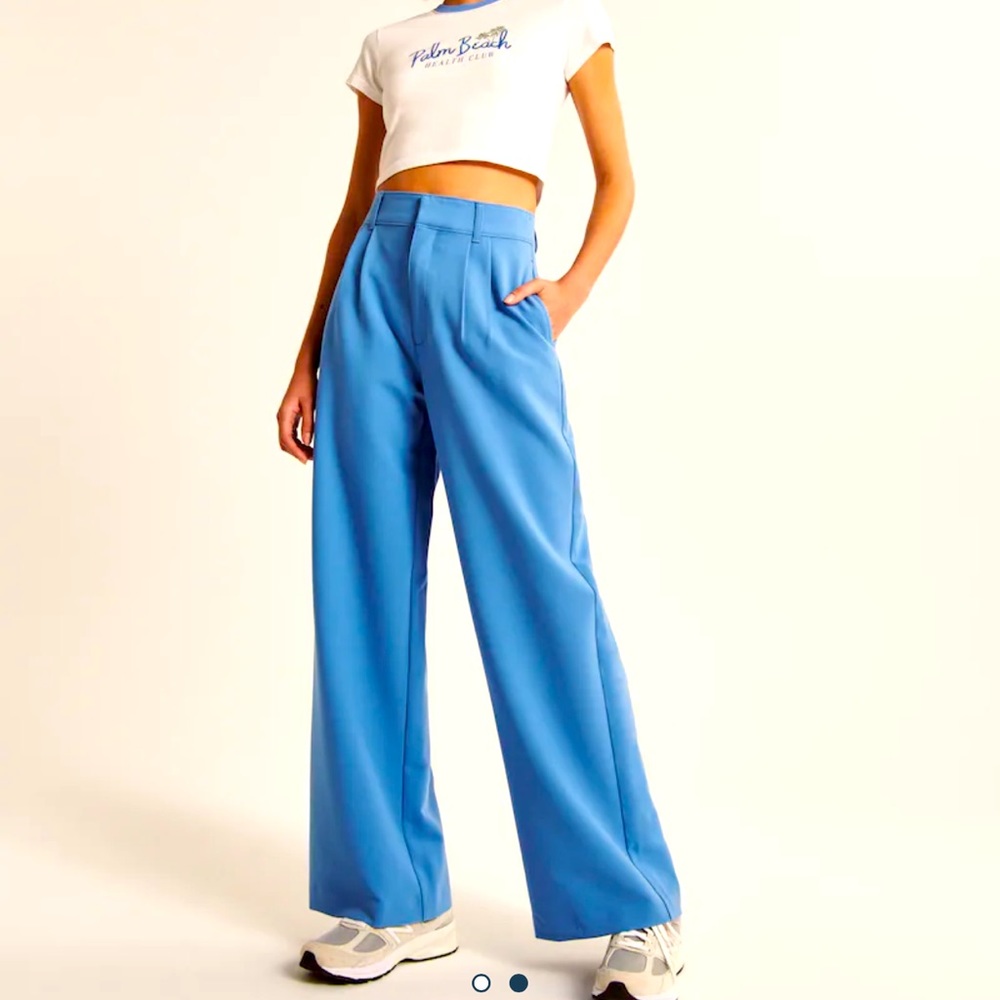 Tailored Wide Leg Pants